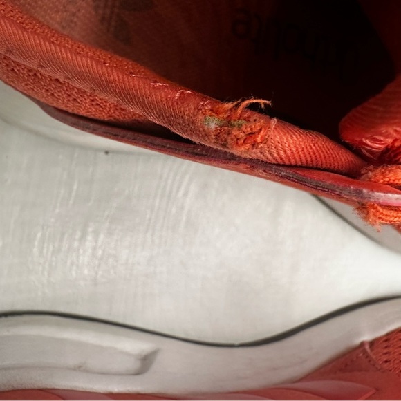 Adidas Coral/Pink Ortholite Sneakers Knit Kids 5.5 equivalent To Womens 7 - Picture 6 of 11